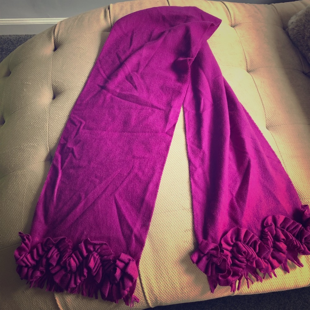 - Amicale Cashmere Purple Scarf- never worn!